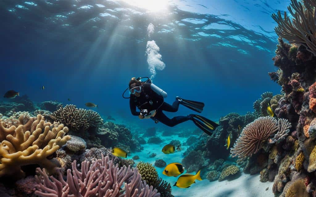 GoPro underwater lighting